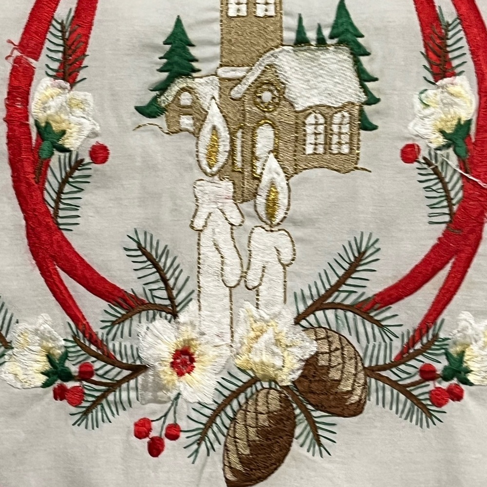 Holiday Embroidered Table Runners - Picture 4 of 6